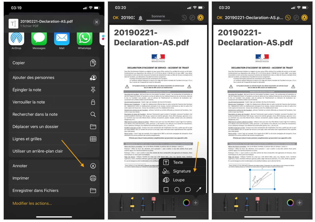 Comment scanner un document avec un iPhone